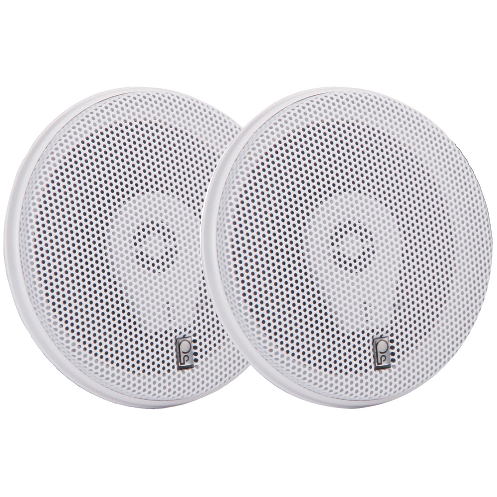Poly-Planar Ma-8505W 5'' 200 Watt Titanium Series Speakers - White,WBEEAA001342483