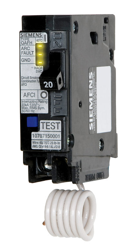 Bkr Smens Afci 1P 20A 1'' (Pack Of 1)