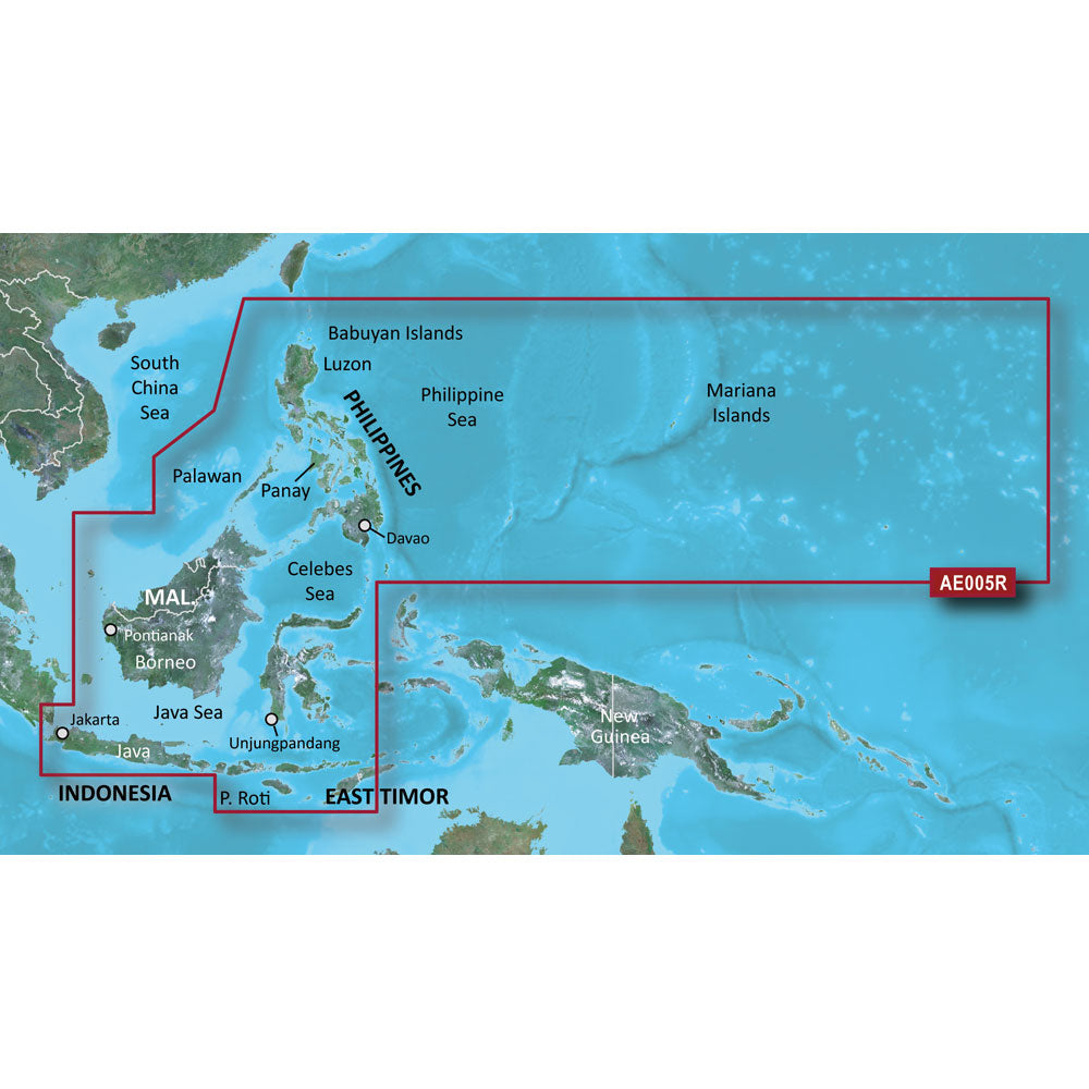 Garmin Bluechart&Reg; G3 Vision&Reg; Hd - Vae005R - Philippines - Java Mariana Is. - Microsd&Trade;/Sd&Trade;,WBEEAA001342521