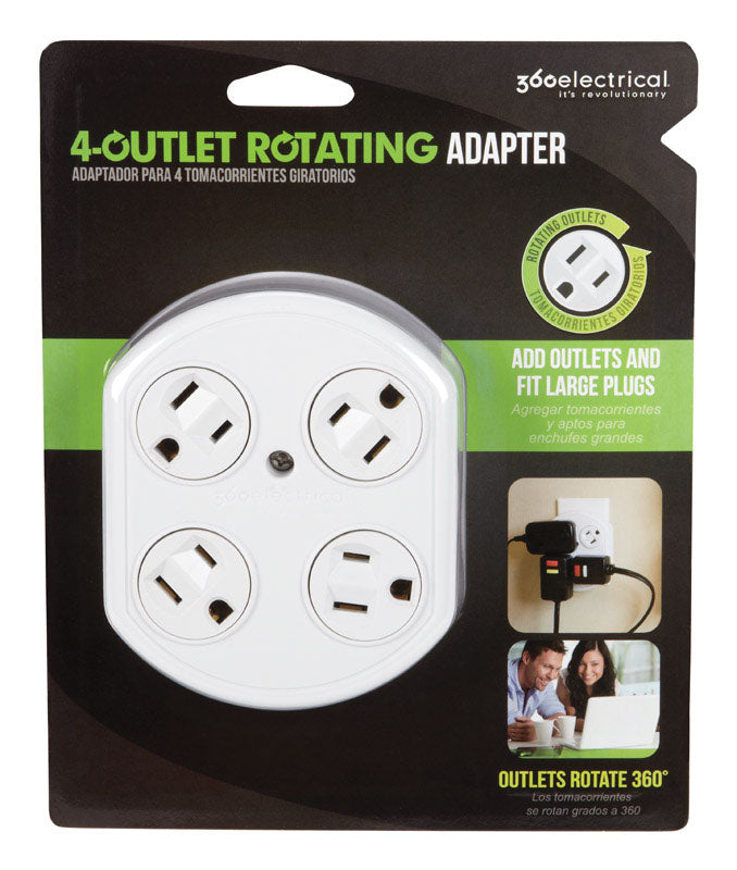 Adapter Rotating 4Outlt (Pack Of 1)