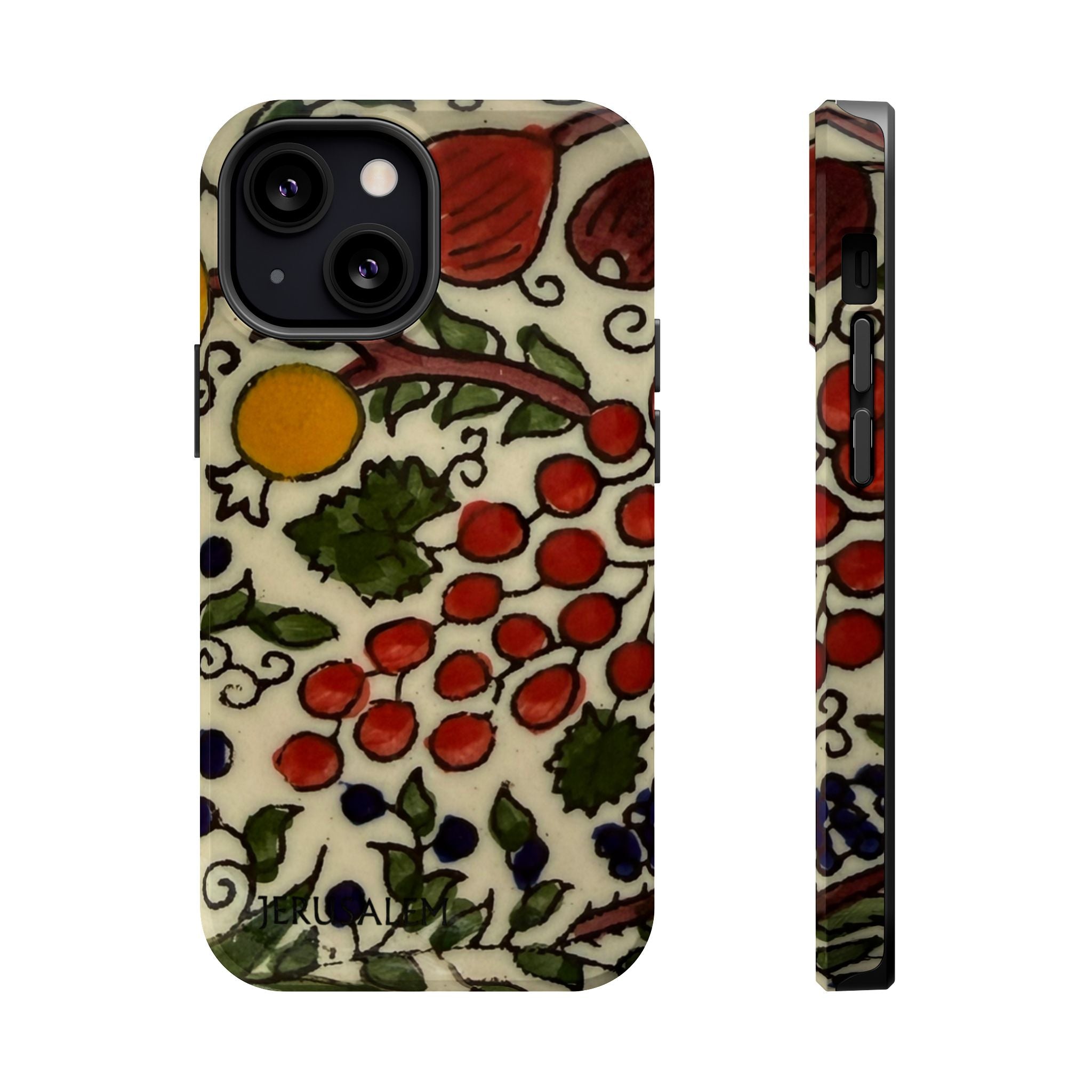 Jerusalem City Fruits Design Iphone Magnetic Tough Case