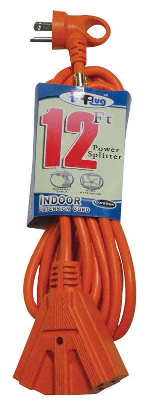 Cord 12Ft I Plug 3 Out (Pack Of 1)
