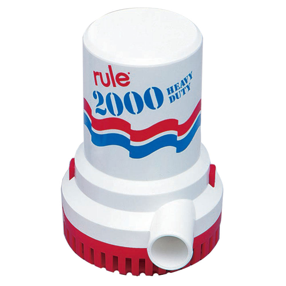 Rule 2000 Gph Non-Automatic Bilge Pump W/6' Leads,WBAUVA001342741