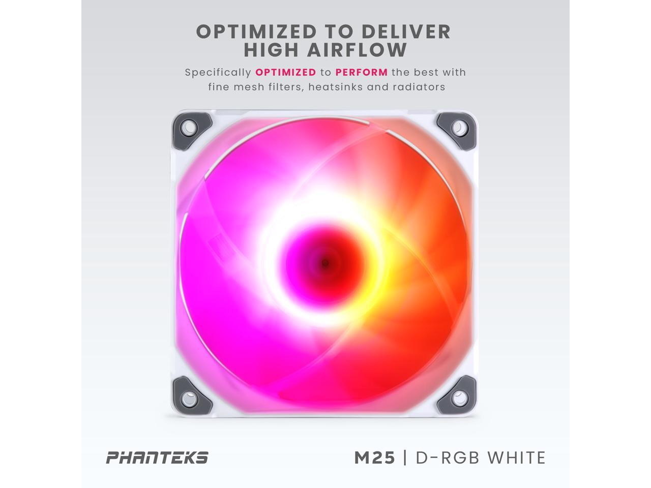 Casefan Phanteks Ph F120M25_Drgb_Pwm_Wt01 R