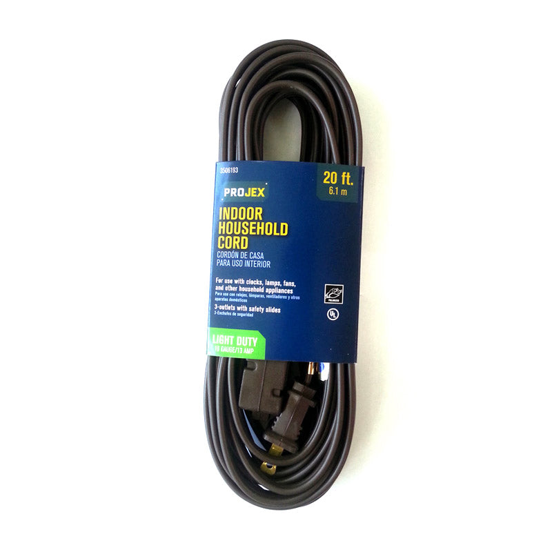 Cord Extn16/2Spt 2Brn20' (Pack Of 1)