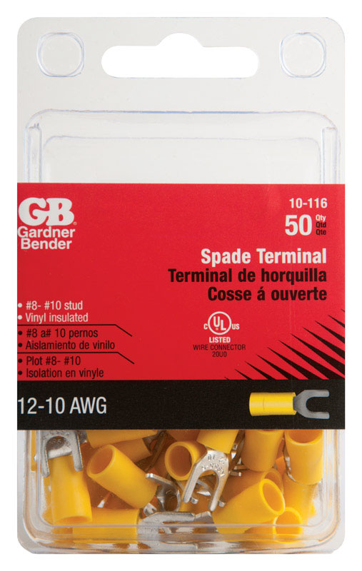 SPADE TERM 1210AWG 50PK(Pack of 1)