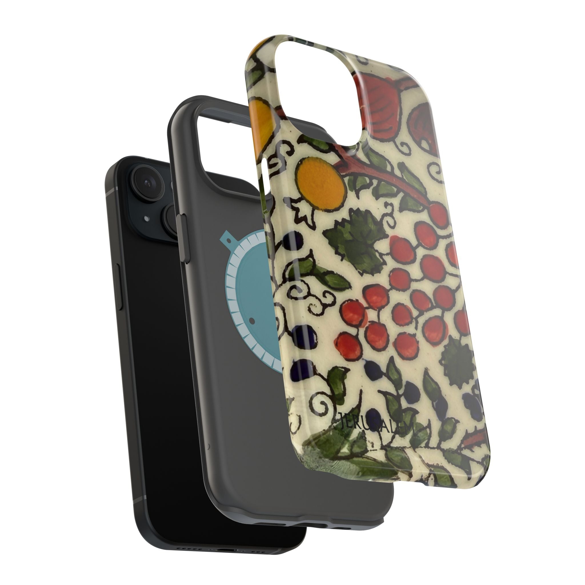 Jerusalem City Fruits Design Iphone Magnetic Tough Case