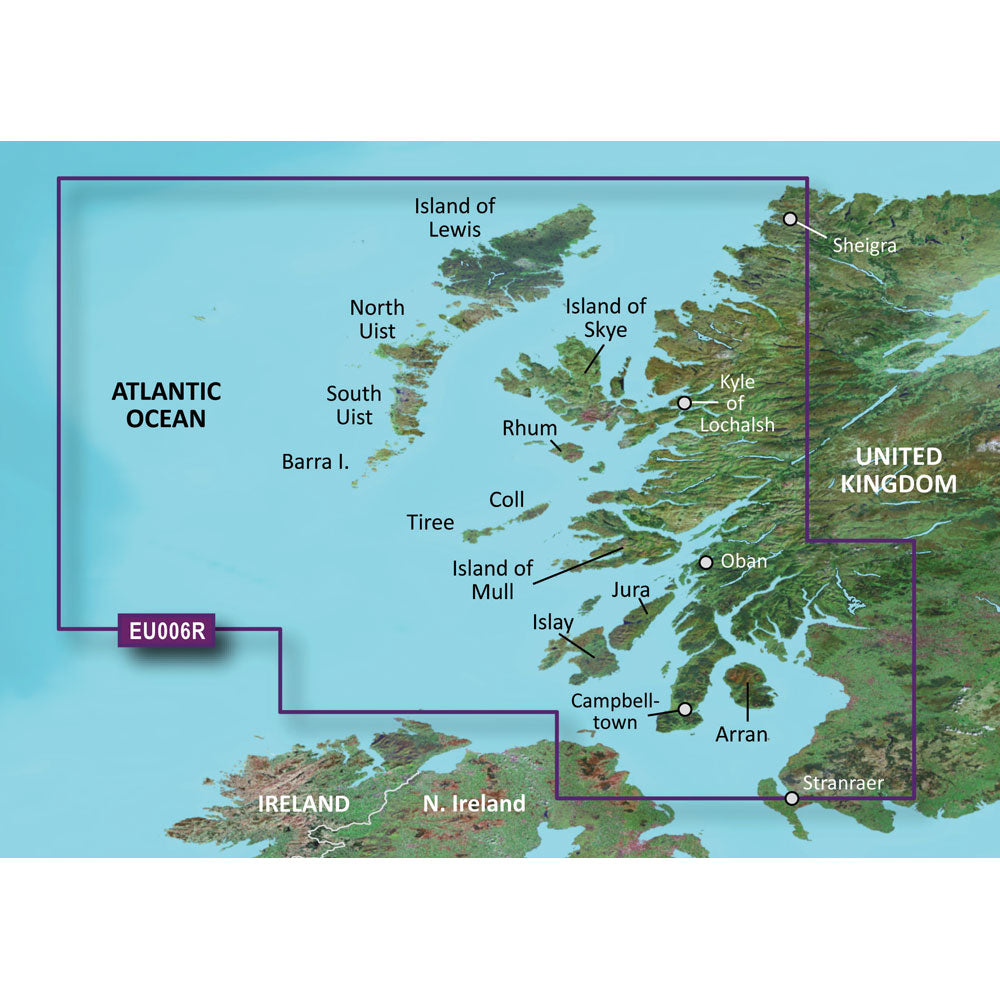 Garmin Bluechart&Reg; G3 Hd - Hxeu006R - Scotland West Coast - Microsd&Trade;/Sd&Trade;,WBEEAA001342840