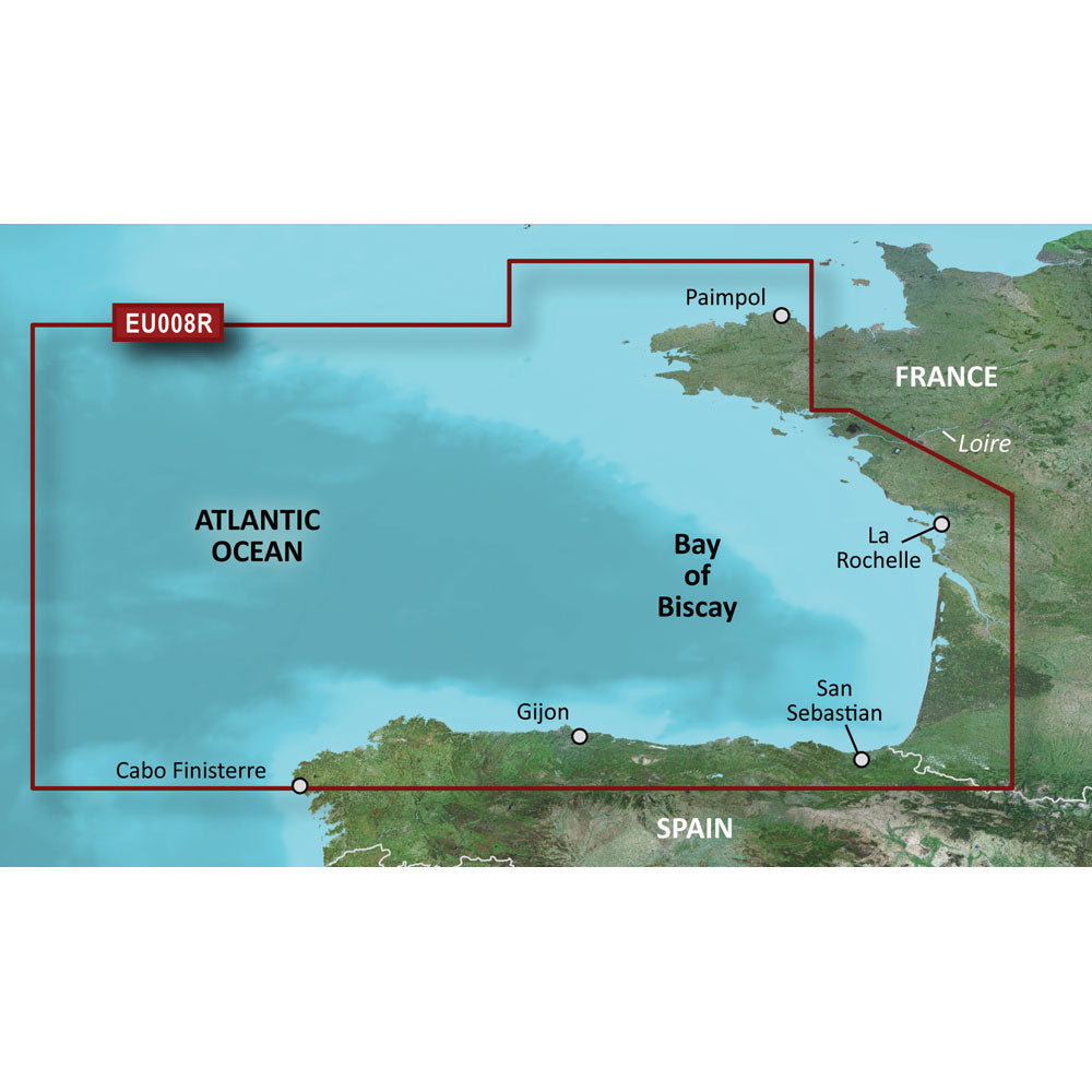 Garmin Bluechart&Reg; G3 Hd - Hxeu008R - Bay Of Biscay - Microsd&Trade;/Sd&Trade;,WBEEAA001342841
