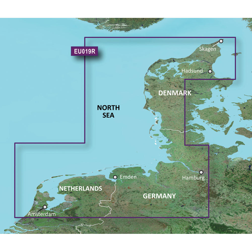 Garmin Bluechart&Reg; G3 Hd - Hxeu019R - Alborg To Amsterdam - Microsd&Trade;/Sd&Trade;,WBEEAA001342844