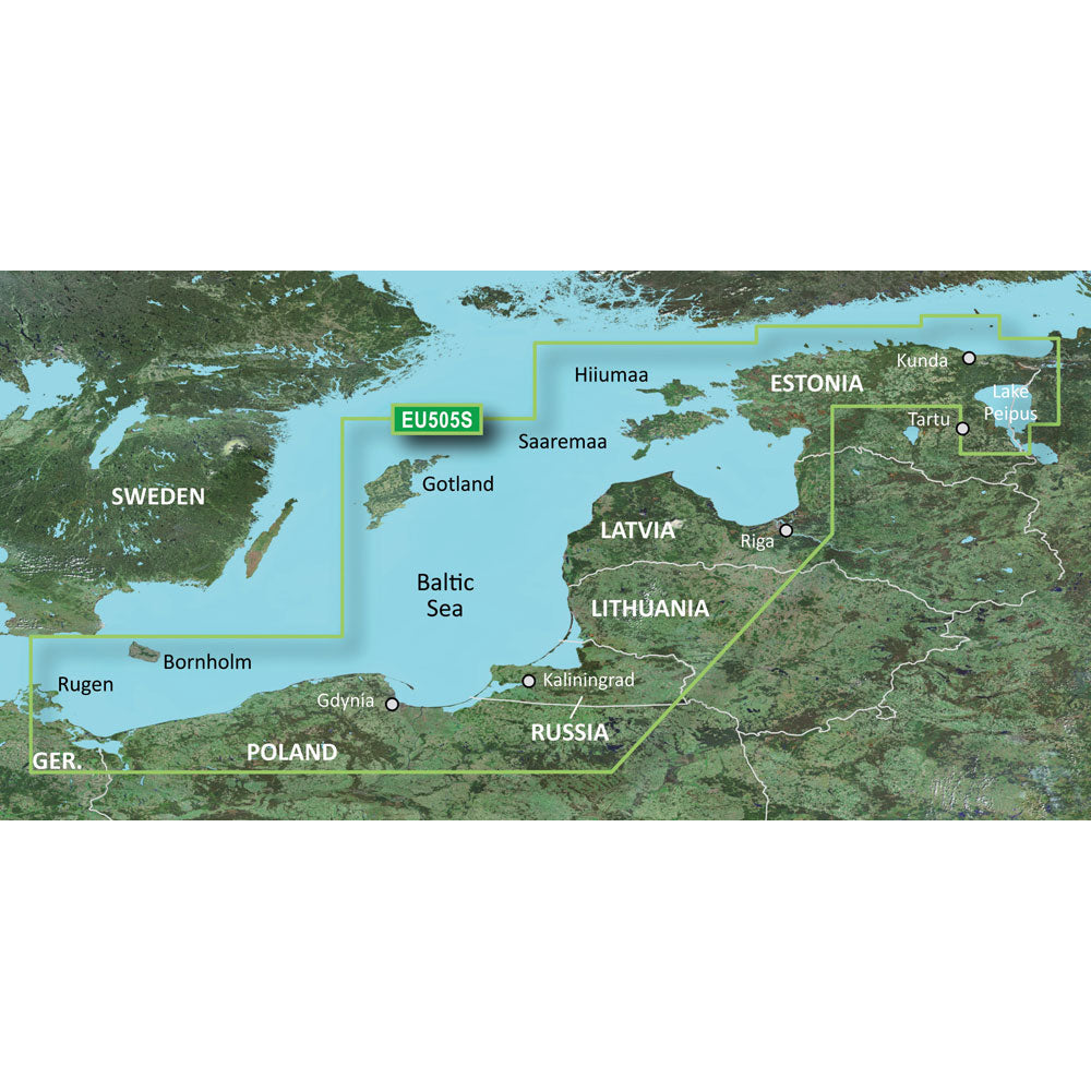Garmin Bluechart&Reg; G3 Hd - Hxeu065R - Baltic Sea East Coast - Microsd&Trade;/Sd&Trade;,WBEEAA001342850