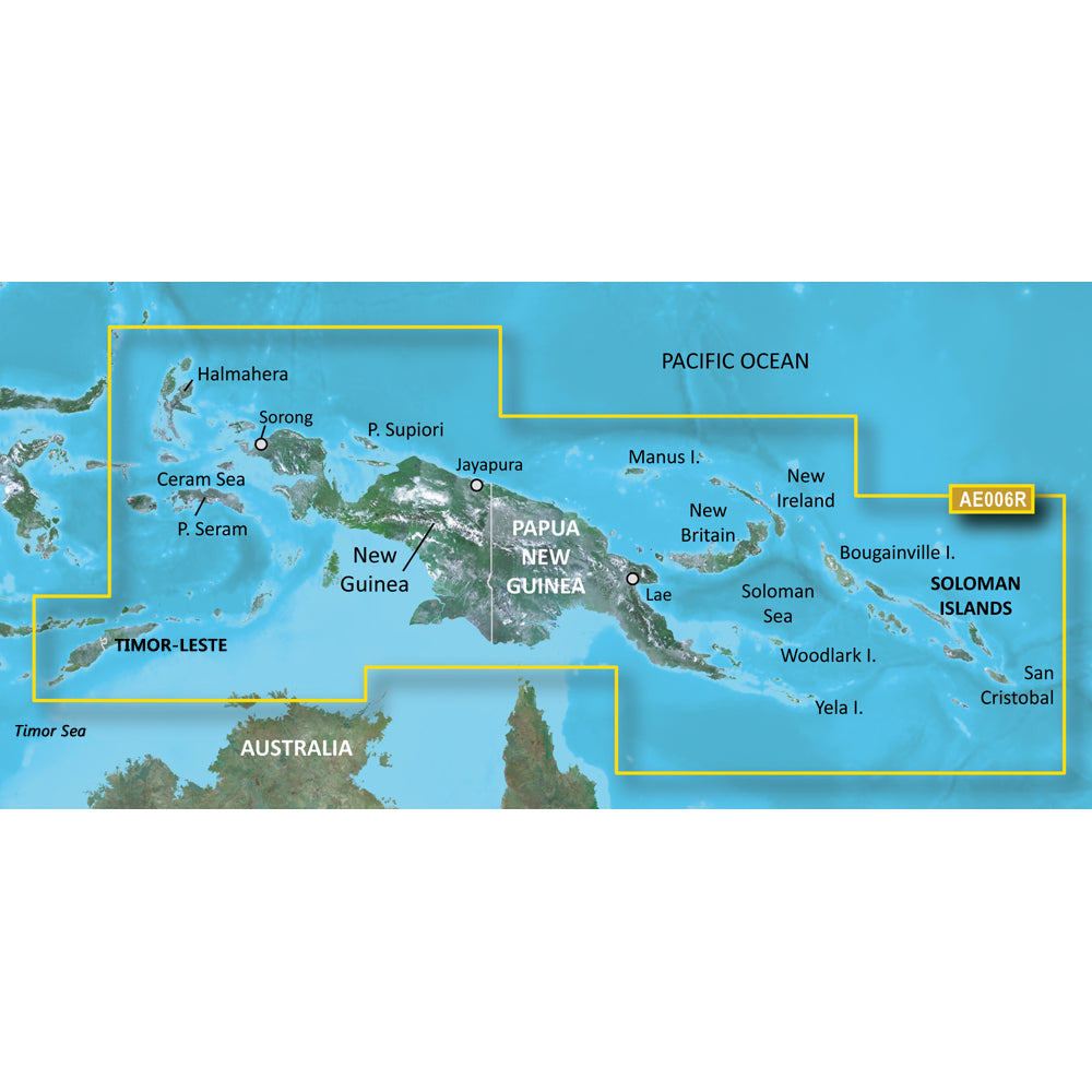 Garmin Bluechart&Reg; G3 Hd - Hxae006R - Timor Leste/New Guinea - Microsd&Trade;/Sd&Trade;,WBEEAA001342854