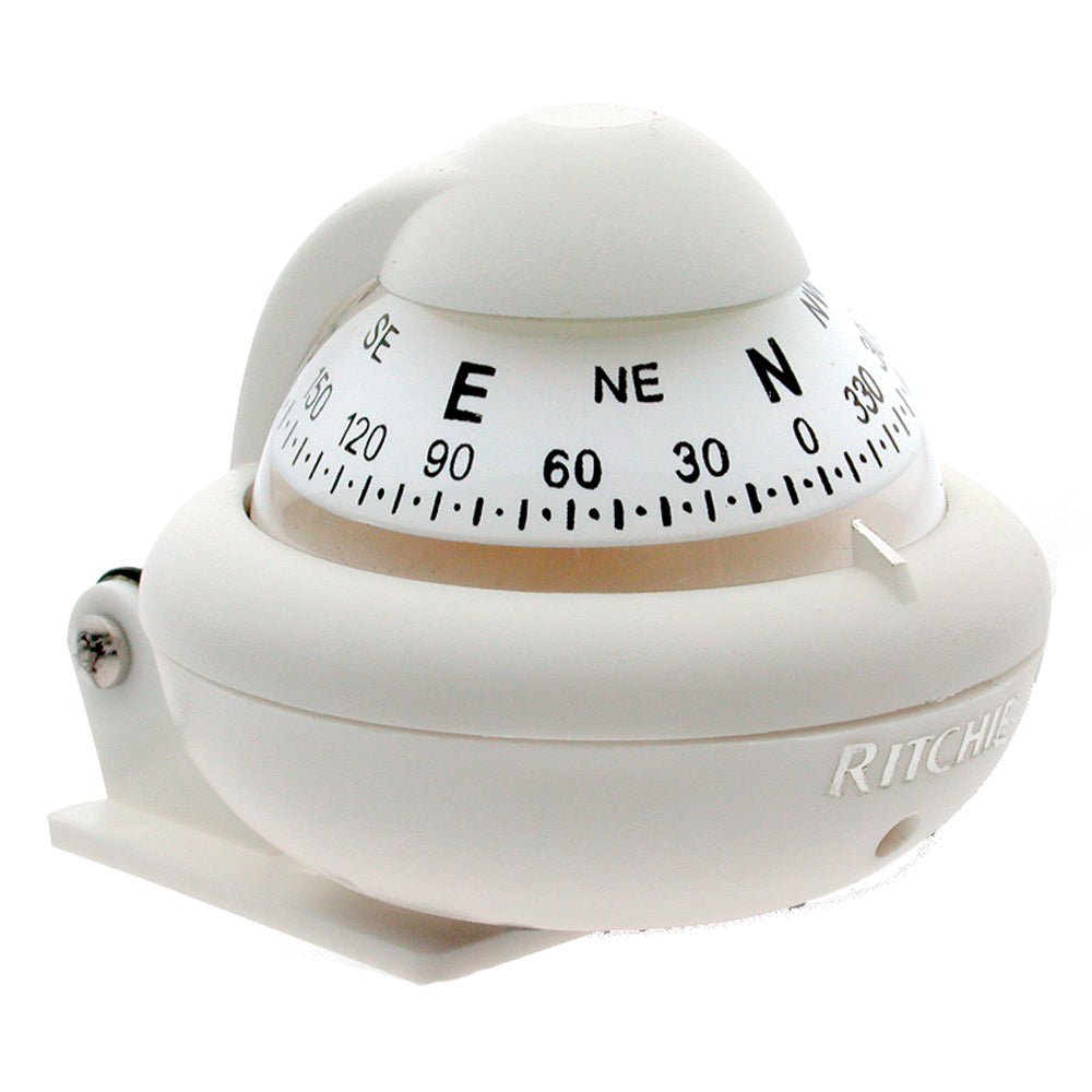 Ritchie X-10W-M Ritchiesport Compass - Bracket Mount - White,WBEEAA001342936