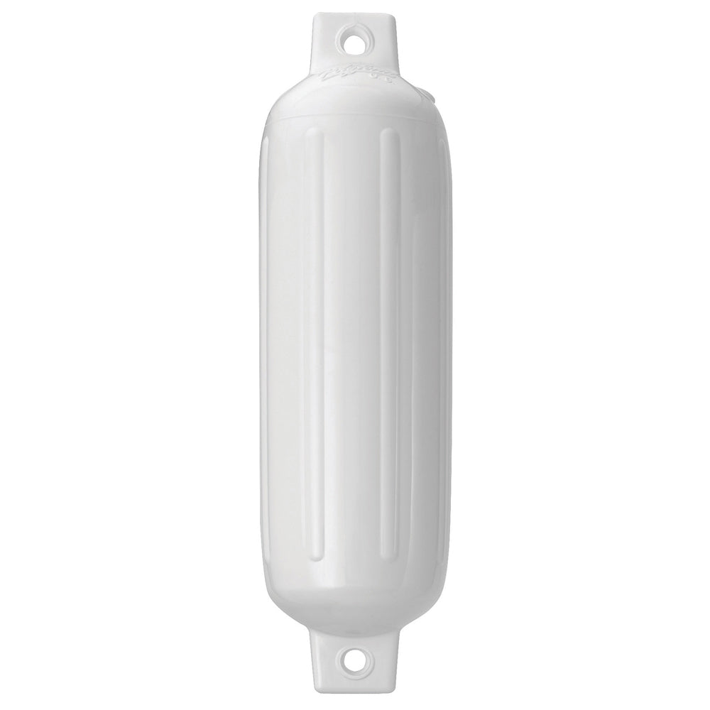 Polyform G-1 Twin Eye Fender 3.5'' X 12.8'' - White,WBAUVA001342960