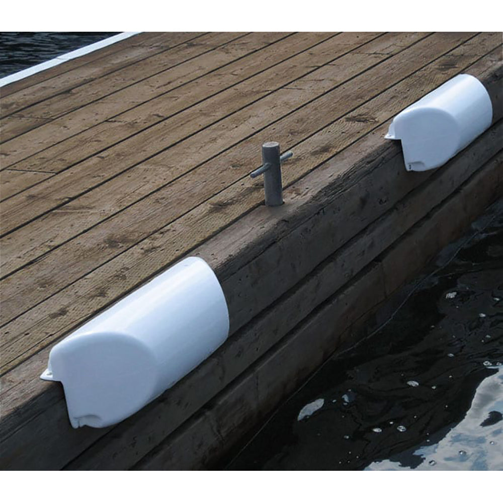 Dock Edge Dolphin Dockside Bumper 7'' X 16'' Straight - White,WBAUVA001343059