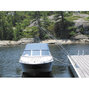 Dock Edge Premium Mooring Whips 2Pc 16Ft 20,000Lbs Up To 33Ft,WBAUVA001343068