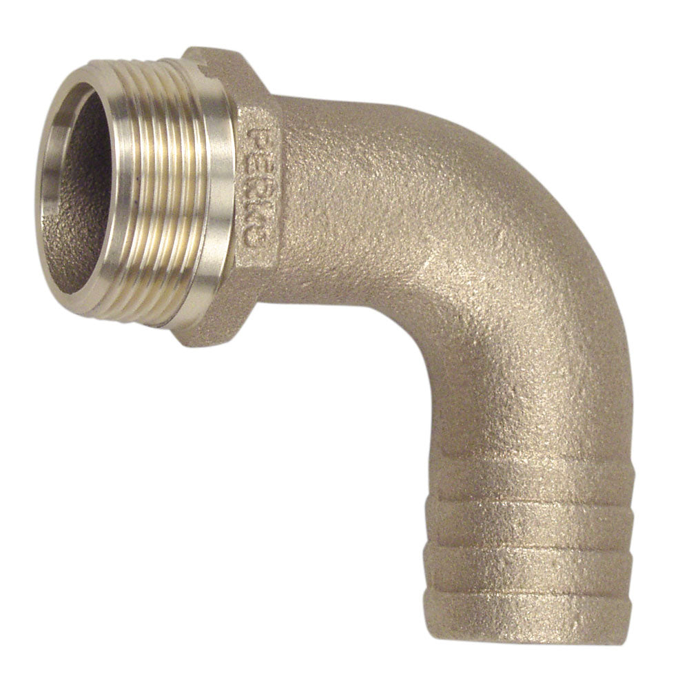 Perko 1-1/2'' Pipe To Hose Adapter 90 Degree Bronze Made In The Usa,WBAUVA001343107