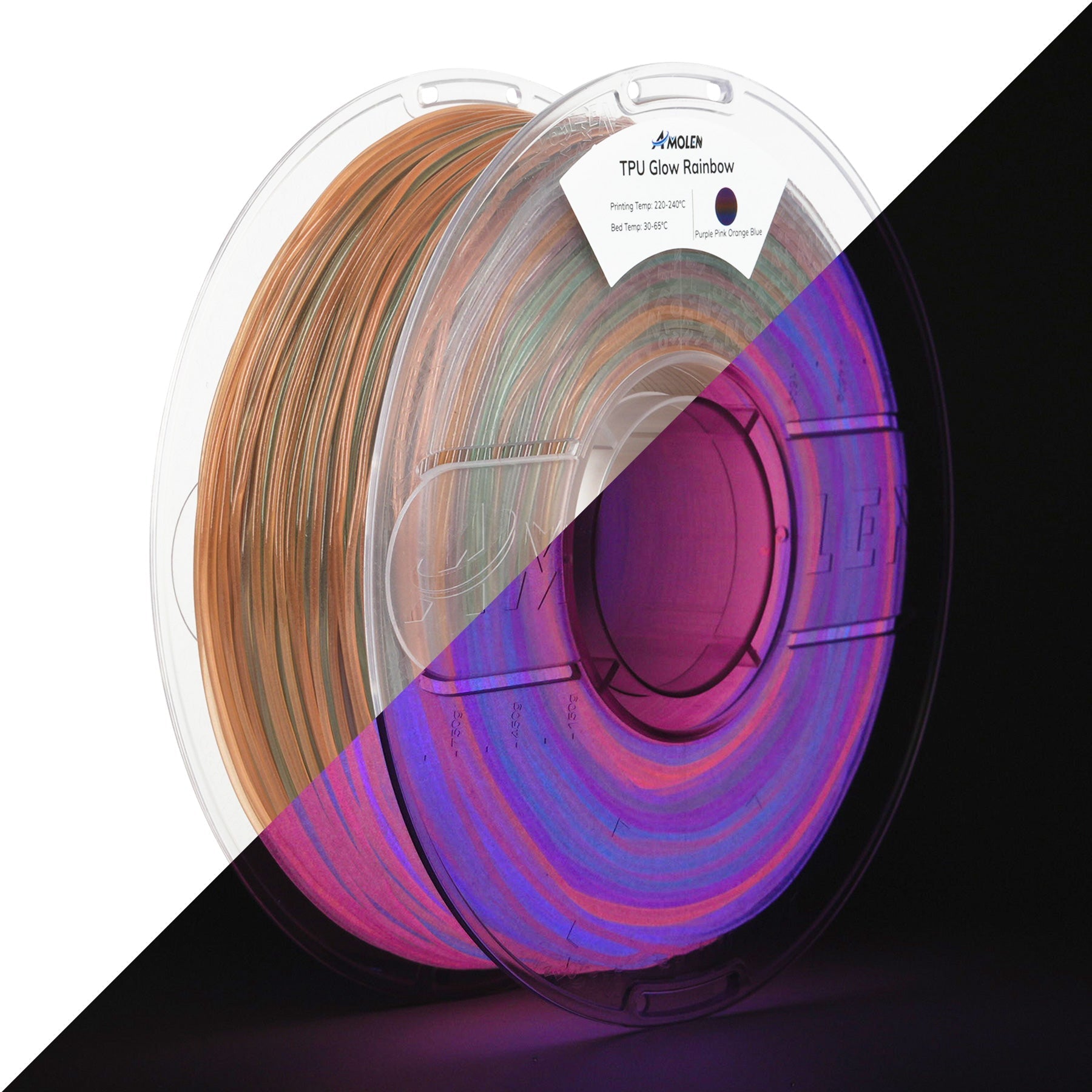 TPU Glow-in-the-Dark 1.75mm, 1KG/2.2LB