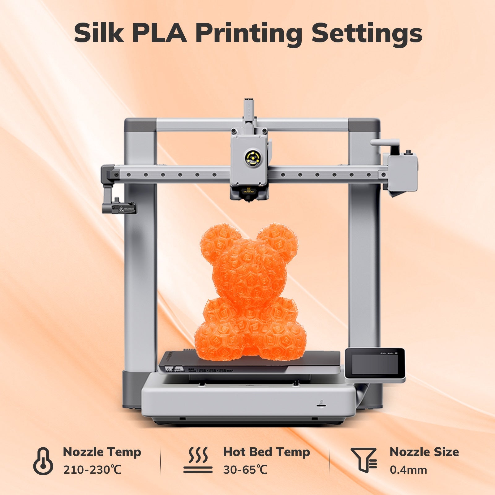 PLA Crystal-Transparent 1.75mm, 1KG/2.2LB