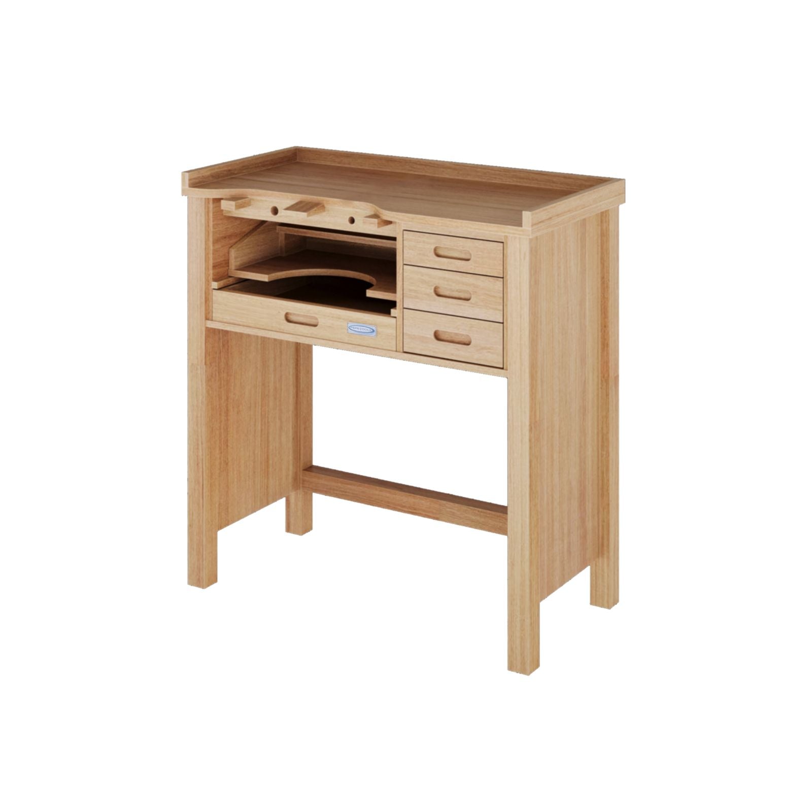 Classic Jewelers Work Bench, Premium Grade, Hardwood