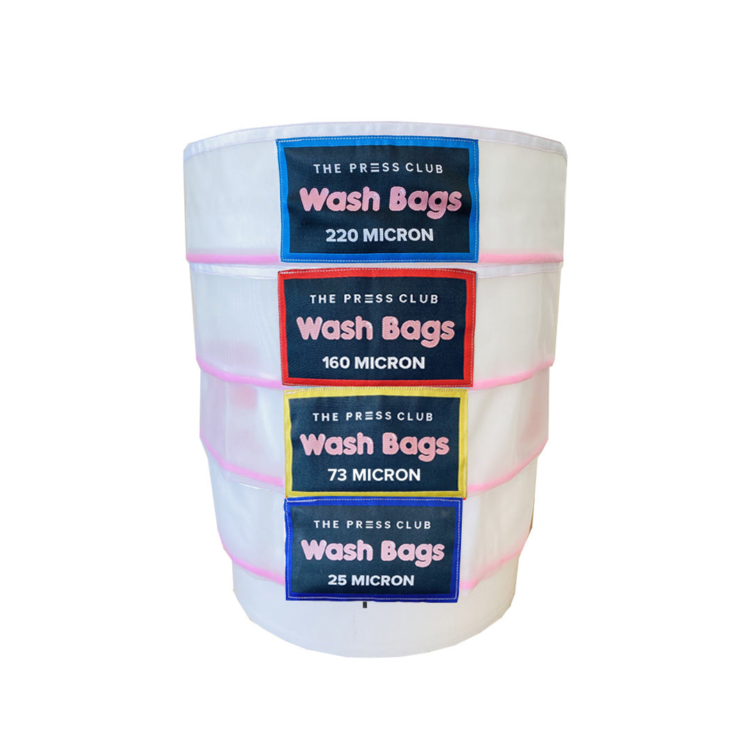 10 GALLON ALL MESH BUBBLE WASH BAGS PICK ANY 4-PACK