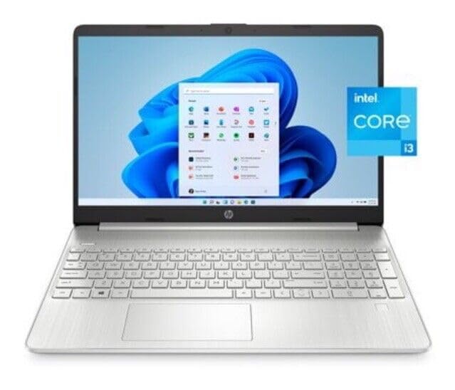 Hp 15.6'' Fhd Laptop, Intel Core I3-1215U, 8Gb Ram, 256Gb Ssd, Silver, Windows 11 Home, 15-Dy5131Wm