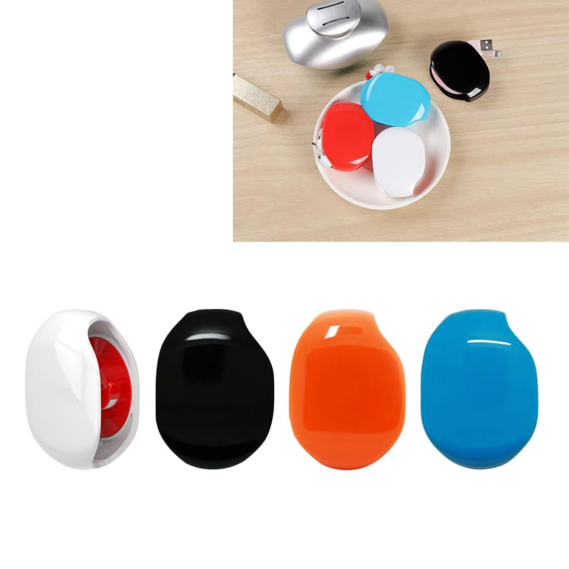 Angoily 12 Pcs Wire Organizer Cable Cord Keeper Phone Cord Winder Auto Cable Winder Retractable Cable Winder Headset Cable Holde