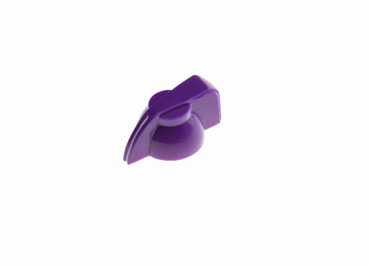 Dopro Pack Of 12 Flat Top Guitar Chicken Head Knob Amp Effect Pointer Knob Purple