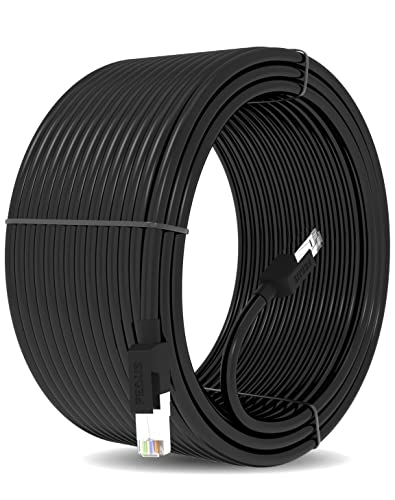 Fedus 25 Meter Heavy Duty Outdoor Cat6 Cable Weatherproof/Uv Resistant 10000Mbps Ethernet Cable Suitable For Direct Burial Insta