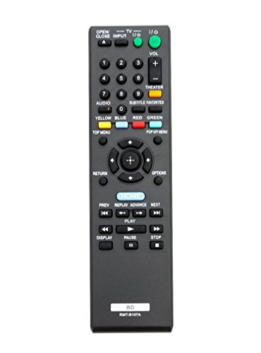 Vinabty Rmt B107A Replaced Remote Fit For Sony Blu Ray Disc Dvd Player Bdp Bx37 Bx57 Bdp S270 Bdp S370 Bdp S470 Bdp S570 1487673