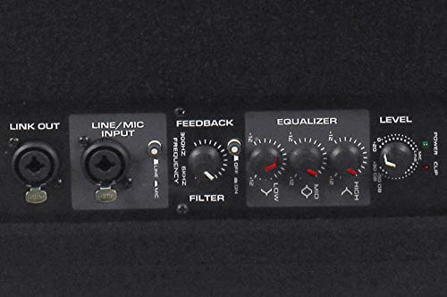 (2) Rockville Rsm15A 15'' 2 Way Powered Active Floor Monitor Speakers 2800 Watts