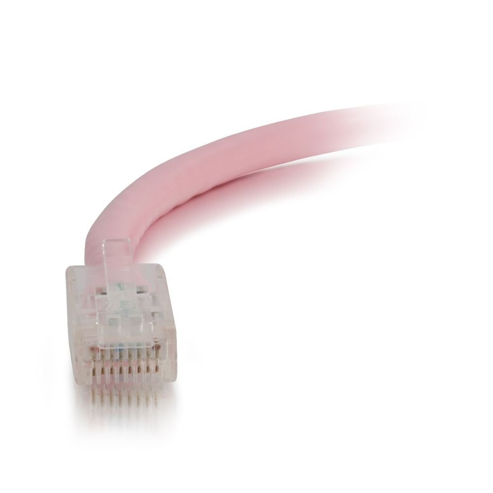 C2G 00635 Cat5E Cable   Non Booted Unshielded Ethernet Network Patch Cable, Pink (75 Feet, 22.86 Meters)