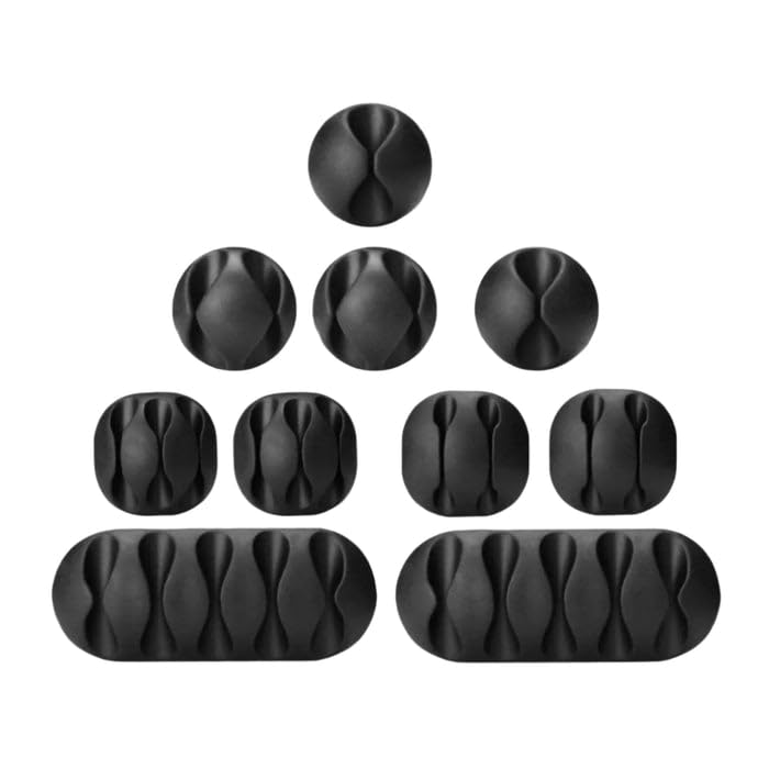 Asgagzi 10Pcs Cable Holder And Supporter For Giving Support And Stance To All Kind Of Cables.