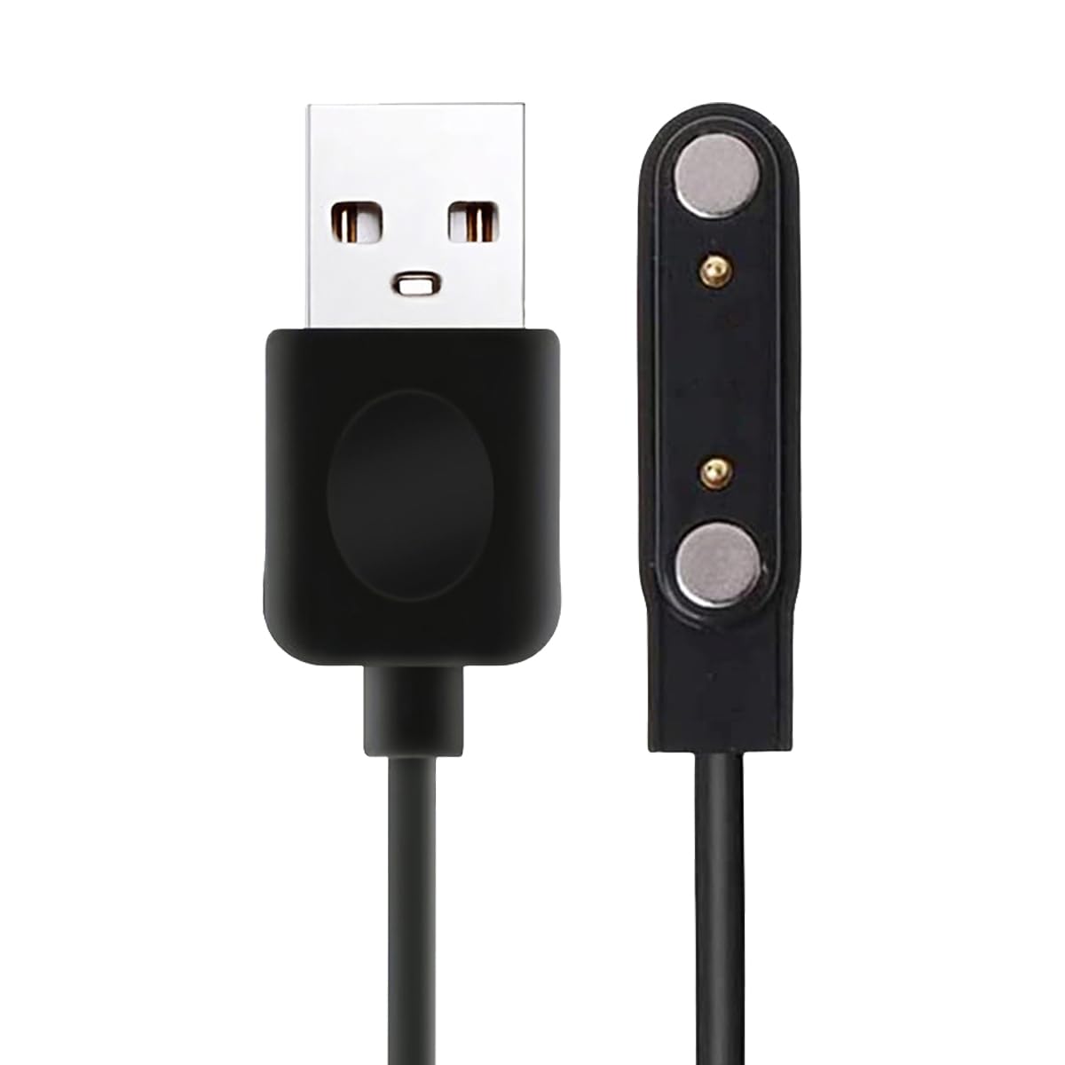 Baiweidun Smart Watch Charger Cable, Magnetic Smartwatch Accessories Charger Cable 2 Pin Cord, Charger Contact Pin Spacing 7.62