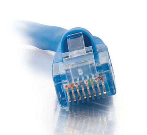 Cables To Go Cat5E Patch Cable. 5Ft Cat5E Blue Utp Patch Molded Snagless Ethern. Rj 45 Male Network   Rj 45 Male Network   5Ft