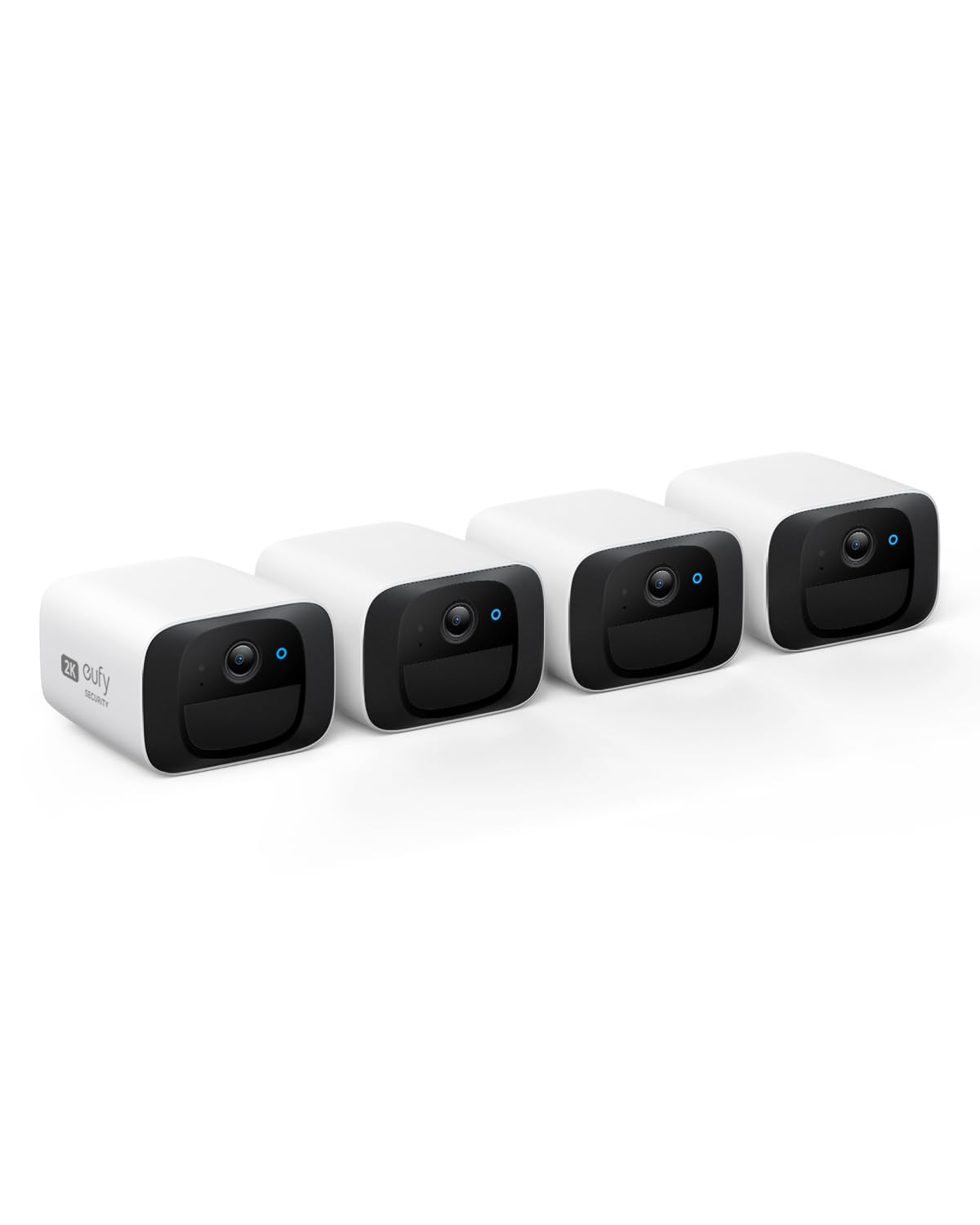 Eufy Security Solocam C210 4 Cam Pack, Wireless Outdoor Camera, 2K Resolution, No Monthly Fee, Wireless, 2.4 Ghz Wi Fi, Homebase