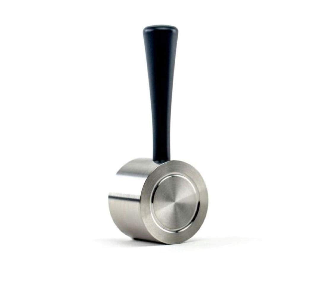 Crema Coffee Products  Replacement Steam Lever For Breville Espresso Machines  Brushed Silver  Fits The Barista Express, Infuser
