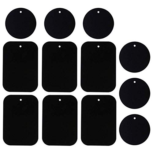 Dstelin Smartphones Metal Plate 12 Pack For Phone Car Mount Holder Cradle With 3M Adhesive (Compatible With Magnetic Mounts)   6