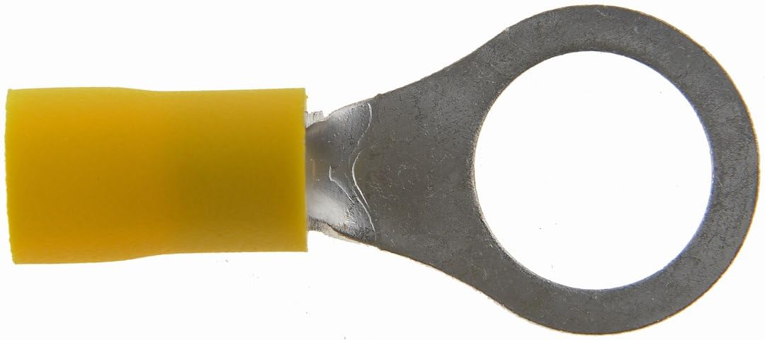 Dorman 85417: 12-10 Gauge Ring Terminal, 3/8 In., Yellow