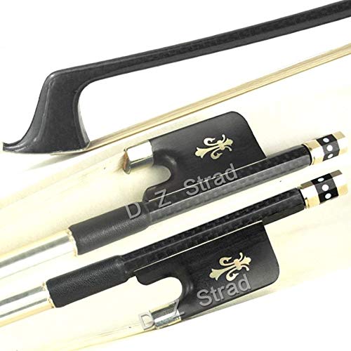D Z Strad Viola Bow   Model 401   Braided Carbon Fiber Bow (Carbon Fiber   4/4)