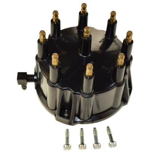 Regitar Usa Distributor Cap F/Gm V-8 Engines W/Thunderbolt Iv &Amp; V Hei Ignitions,WBAUVB0D47W8T7L