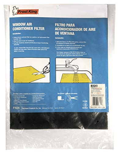 Frost King Air Conditioner Filters, 15 In. X24 In. X3/16 In. , Open Cell Foam
