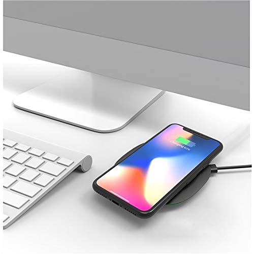 Emerson Wireless 10W Fast Wireless Charger With Breathing Light, Compatible With Iphone Xs Max/Xr/Xs/X/8/8 Plus, Galaxy S10/S10