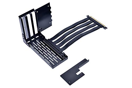 Lian Li Lan2 1X Premium Pci E X16 3.0 Black Extender Riser Cable 200Mm And Covert Bracket For Lancool 2 For Pcie 3.0 Only (Not C