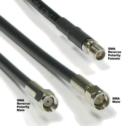 Mpd Digital I Lmr400 Times Microwave Coaxial Cable I N Male To Rp Sma Male Connectors I Low Loss Rf Coax I Jumper, Cb, Ham Radio
