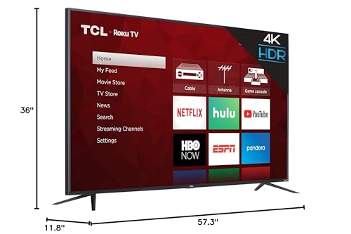 Tcl 65S425 65 Inch 4K Uhd Hdr Smart Roku Tv (2019)