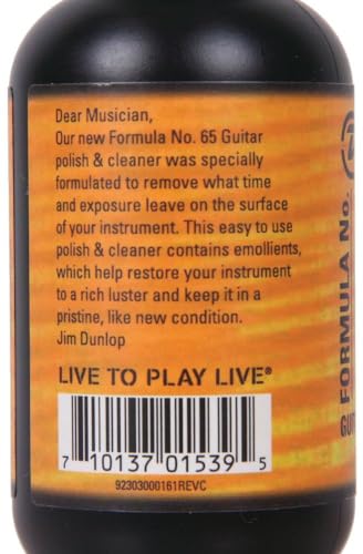 Dunlop 654 Formula 65 Guitar Polish & Cleaner 4Oz.