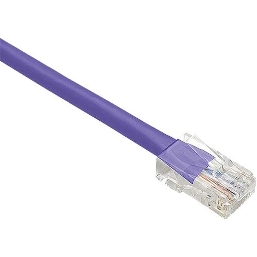 100Ft Purple Cat6 Patch Cable, Utp, No Boots