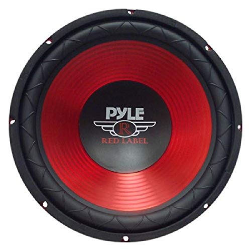 Car Vehicle Subwoofer Audio Speaker   10 Inch Red Electro Plated Cone, Red Plastic Basket, 1.5? Kapton Voice Coil, 4 Ohm Impedan