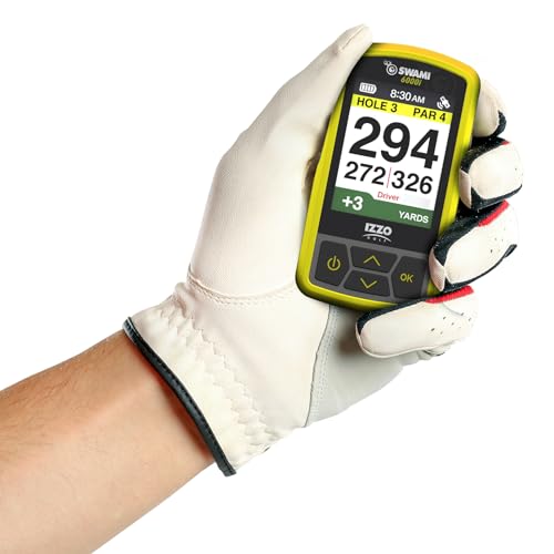 Izzo Swami 6000 Handheld Golf Gps Water Resistant Color Display With 38,000 Course Maps & Scorekeeper